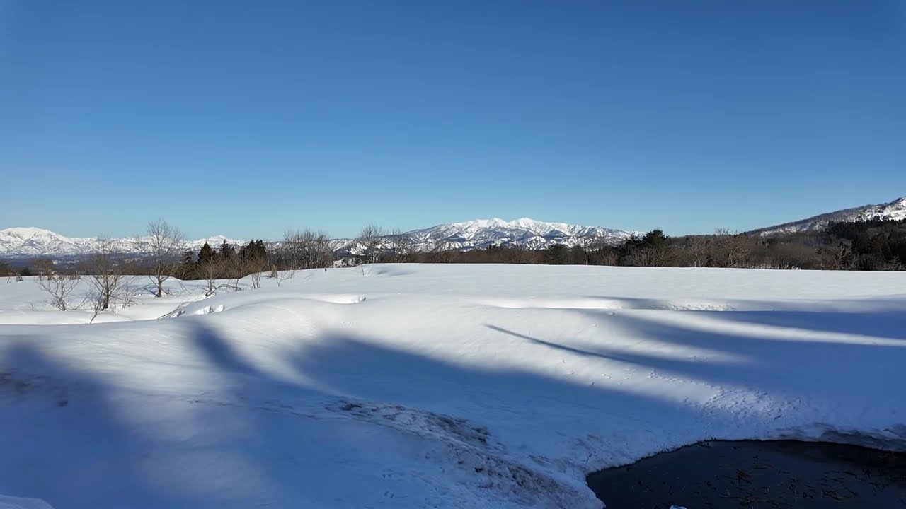 Winter  Mountains with snow Blanket