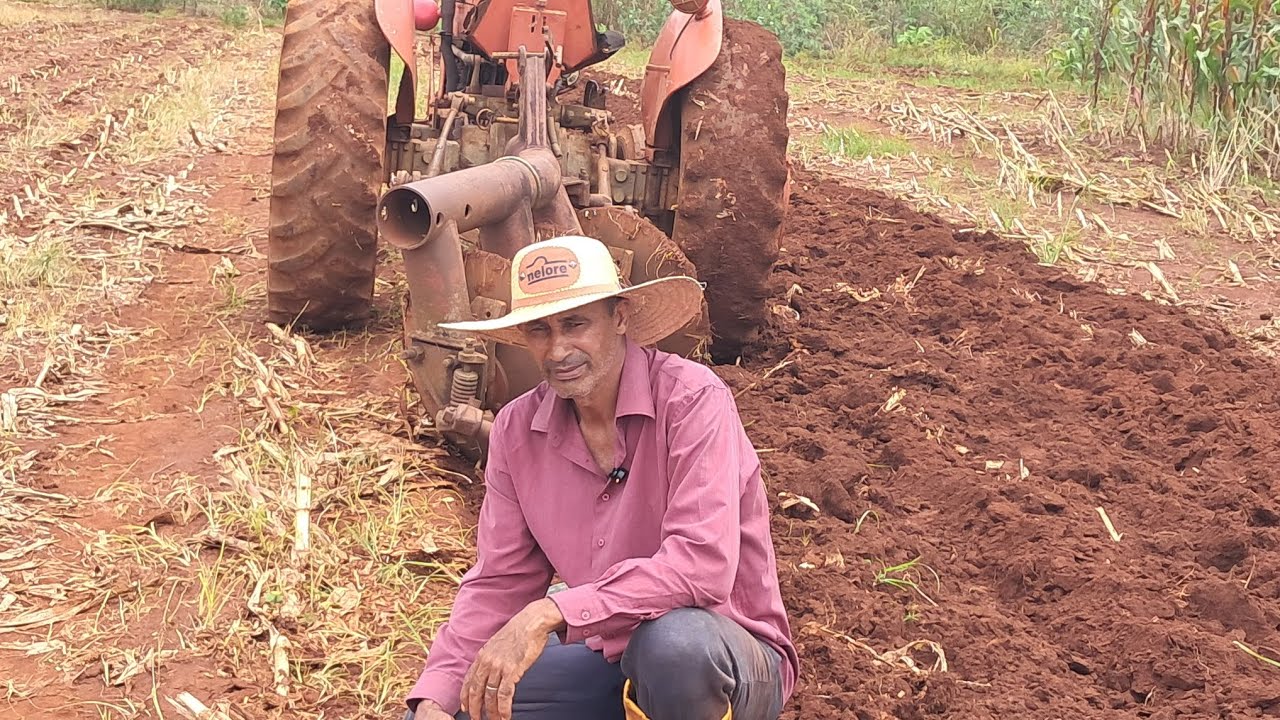 Arrando  o chão  para o plantio  de mandioca 👩‍🌾