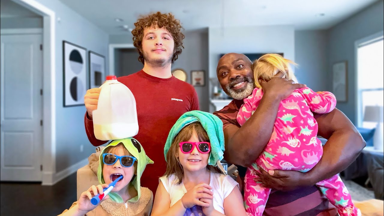 BEDTIME ROUTINE FOR SINGLE FOSTER DAD WITH 4 KIDS