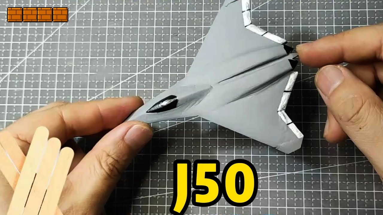 China's homemade sixth-generation stealth fighter J-50 #diy #手工diy