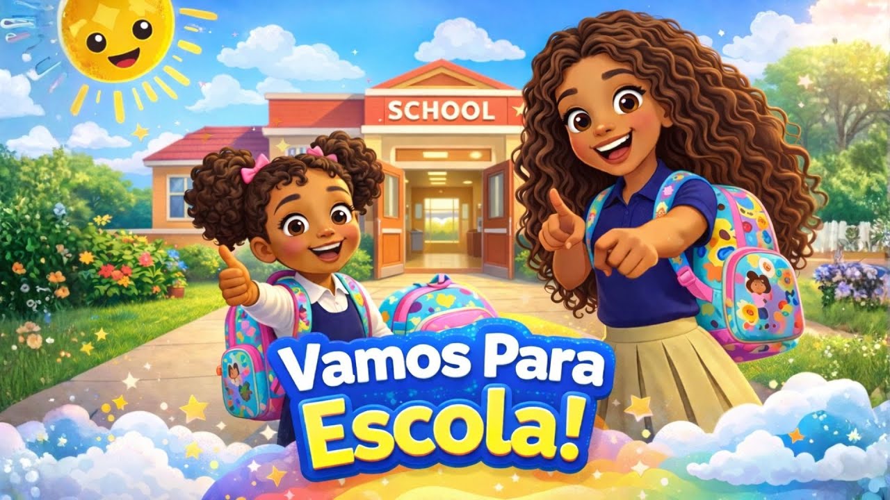 Vamos para Escola - Música Infantil por Calma, Meninas!