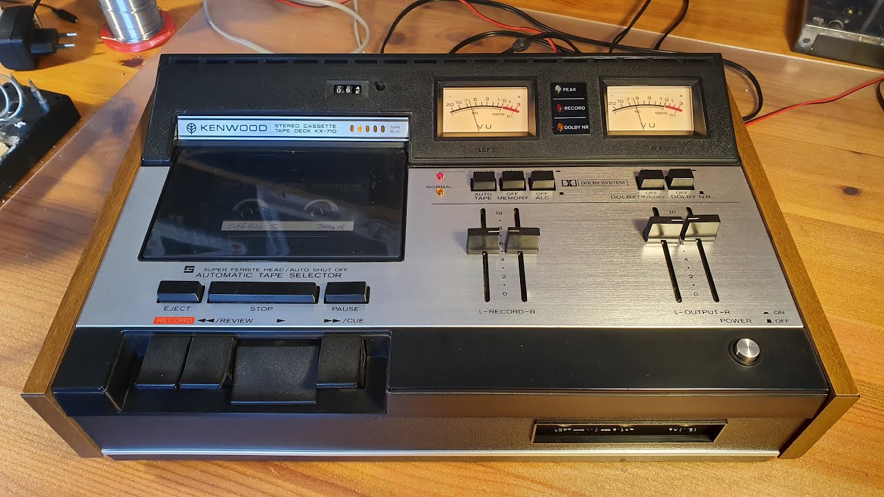 Kenwood KX-710 cassette deck repairs