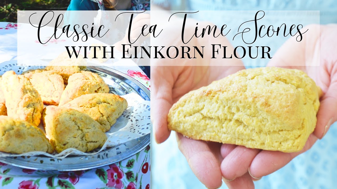 Einkorn Flour Recipes | Einkorn Scones | Cream Scones Recipe | Tea Scones