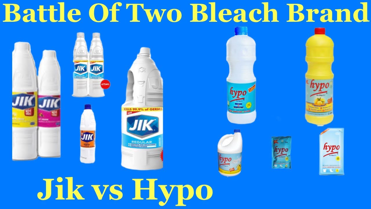 JUK Vs Hypo Bleach/Stain Remover Which Is Best|Has Hypo Taken Over The Market?