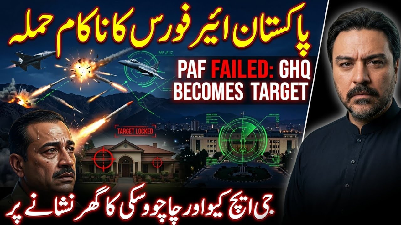 Breaking News: PAF Failed Attack | GHQ Aur Army House Nishanay Par