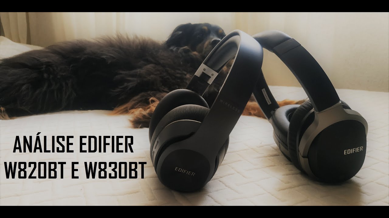 Análise/Review headphones Edifier W820BT e W830BT