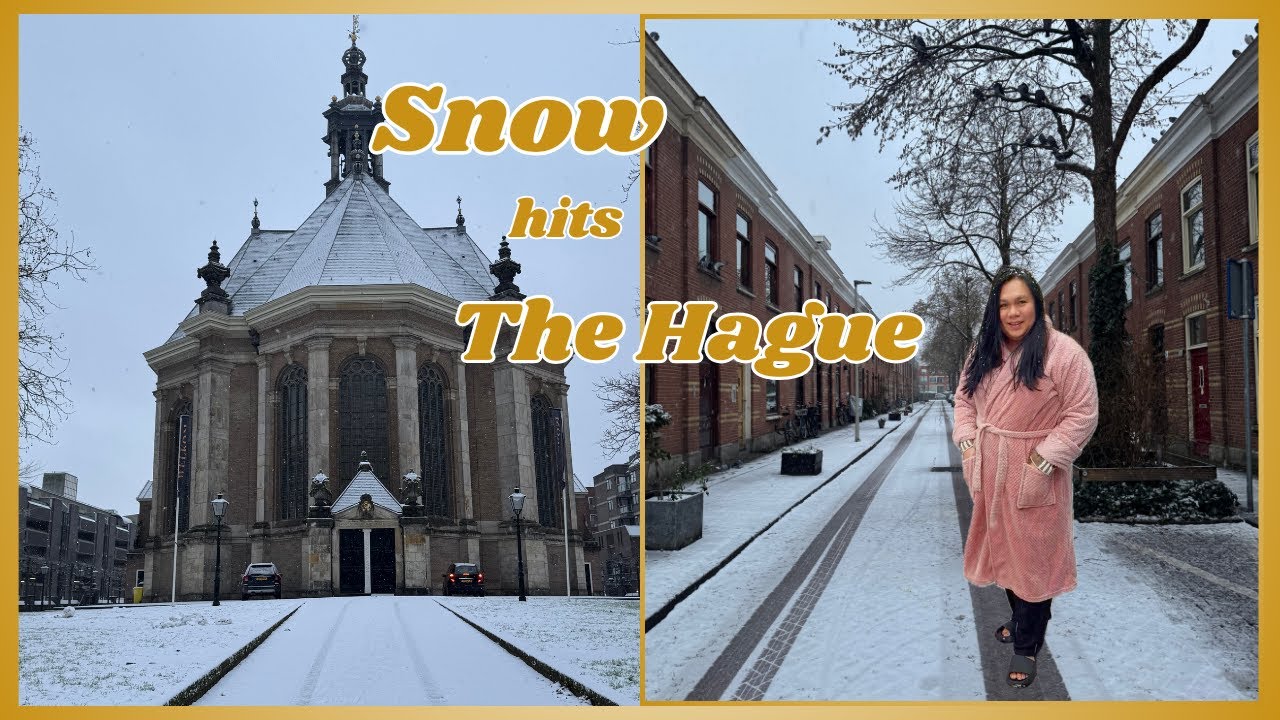 SNOWY DAY IN THE HAGUE | FIRST TIME KO TO!