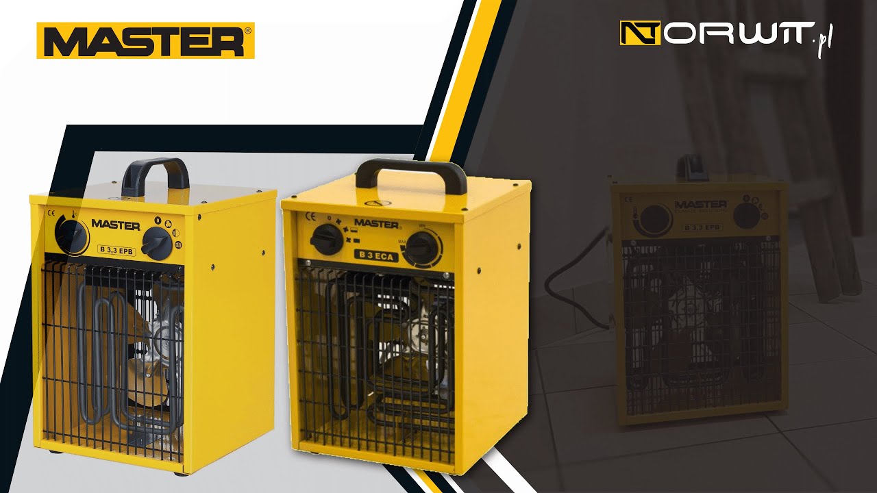 Norwit.pl I NAGRZEWNICA ELEKTRYCZNA  - MASTER B 3,3 EPB vs B 3 ECA