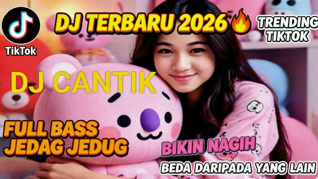Cantik - Junntaproduction | DJ Remix Jedag Jedug Full Bass 🔥 Viral TikTok | Cover AI