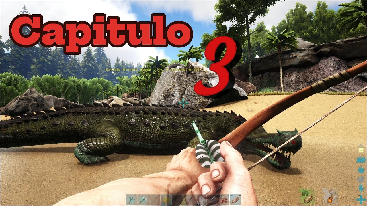 Ark Survival Evolved- Capitulo 3- Domesticando