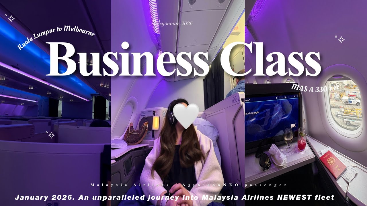 Malaysia Airlines A330-900neo Business Class Review ✈️ Kuala Lumpur Flight Experience