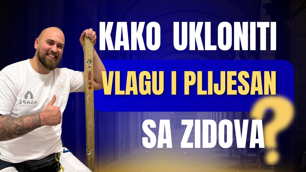 Kako ukloniti vlagu i plijesan sa zidova? NAPRAVI SAM