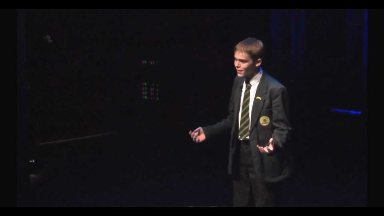 Marcello Harle-Cowan Winner, Jack Petchey's Speakout Challenge Grand Final July 2012