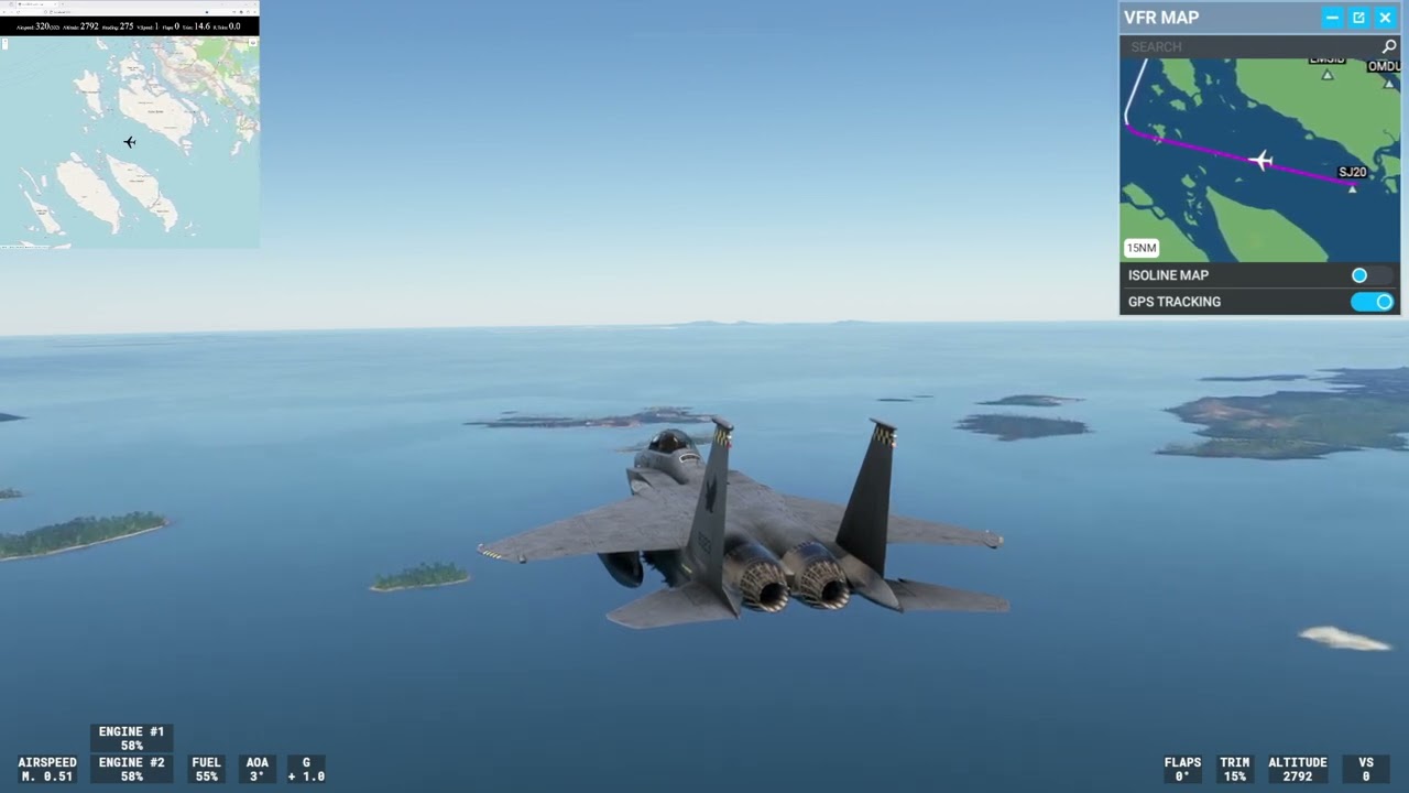 MSFS RSAF F 15E ILS PLAB