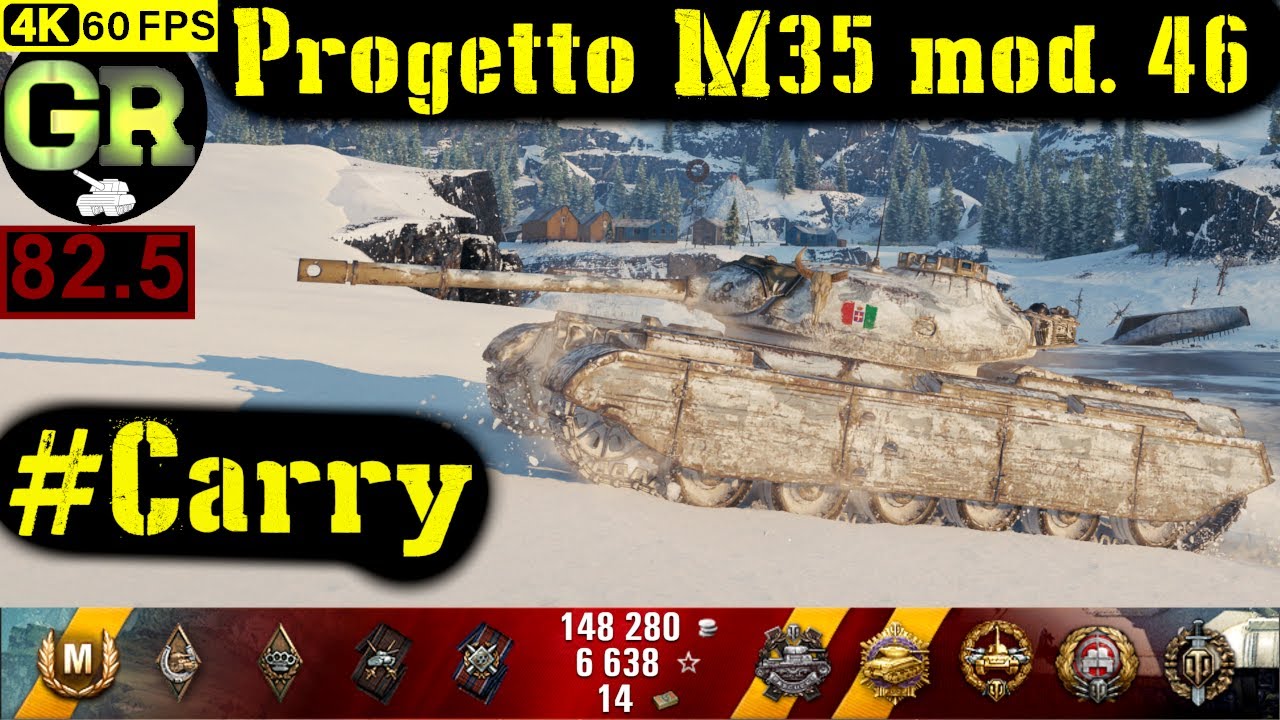 82_World of Tanks Progetto M35 mod 46 WoT Replay - 10 Kills 5.5K DMG(Patch 1.4.0)