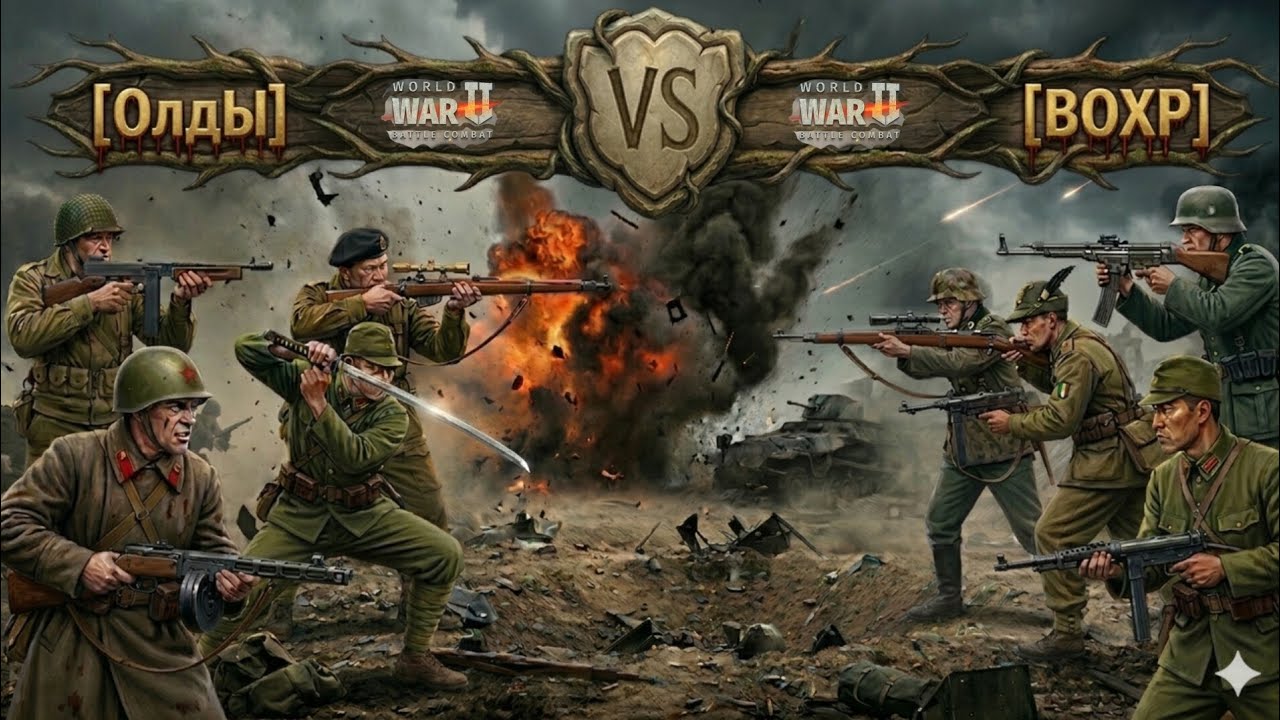 Игра World War 2: КВ 🔥[ОлдЫ] vs [ВОХР]🔥