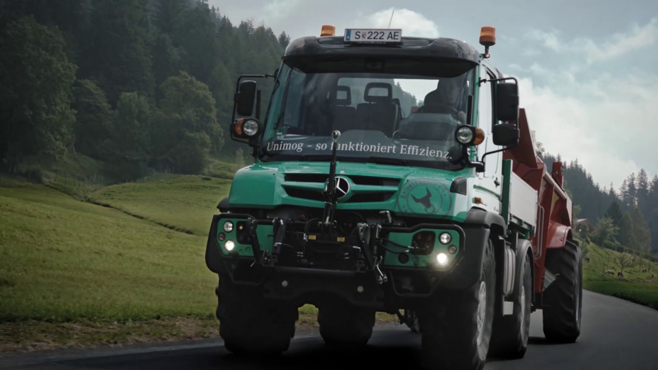 Mercedes-Benz Unimog U430 im Agrareinsatz in Österreich