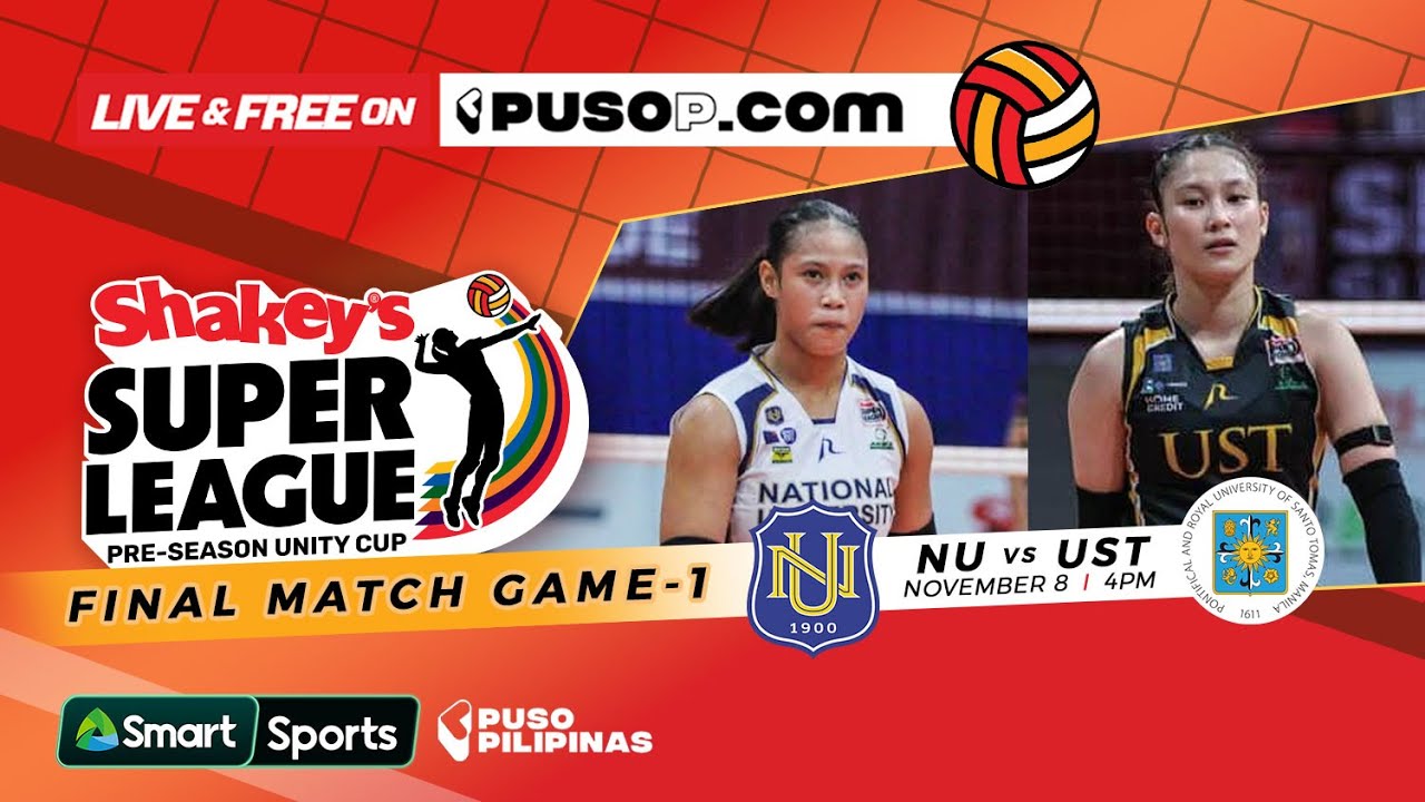 Shakey’s Super League Preseason Unity Cup | Finals Game 1 | NU vs UST