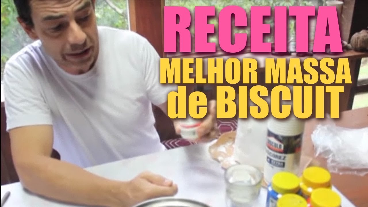 Como fazer a melhor massa de biscuit Caseira - Receita 4 ingredientes