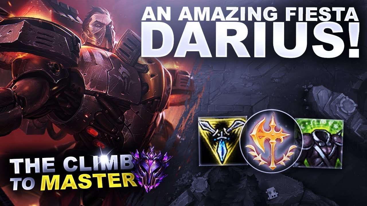 AN AMAZING FIESTA ON DARIUS! - Climb to Master S9 | League of Legends