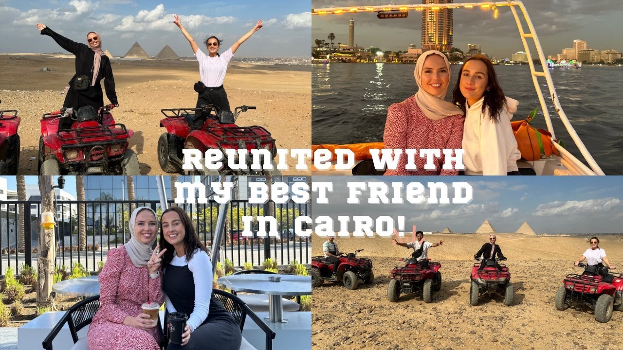 Reunited with my bestie in Egypt! 🥺❤️🇪🇬