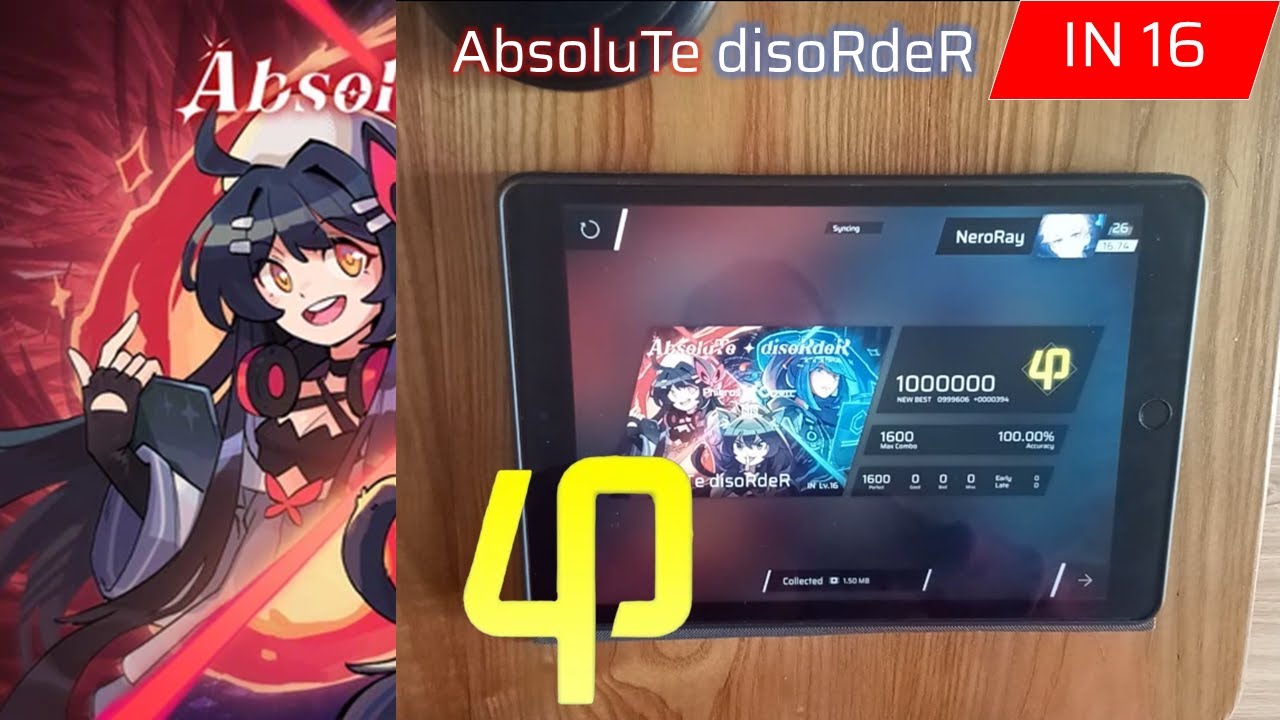 《 Phigros X EGTS: Stamina + Speed Abuse 》AbsoluTe disoRdeR  [IN 16] | ALL PERFECT!!! 【Phigros】