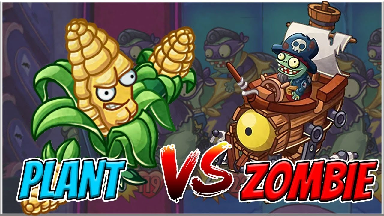 Zombot Plank Walker vs Kernel Corn - Plants vs Zombies Heroes