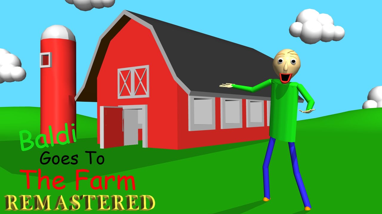 Baldi Goes To The Farm REMASTERED [Anim8or]