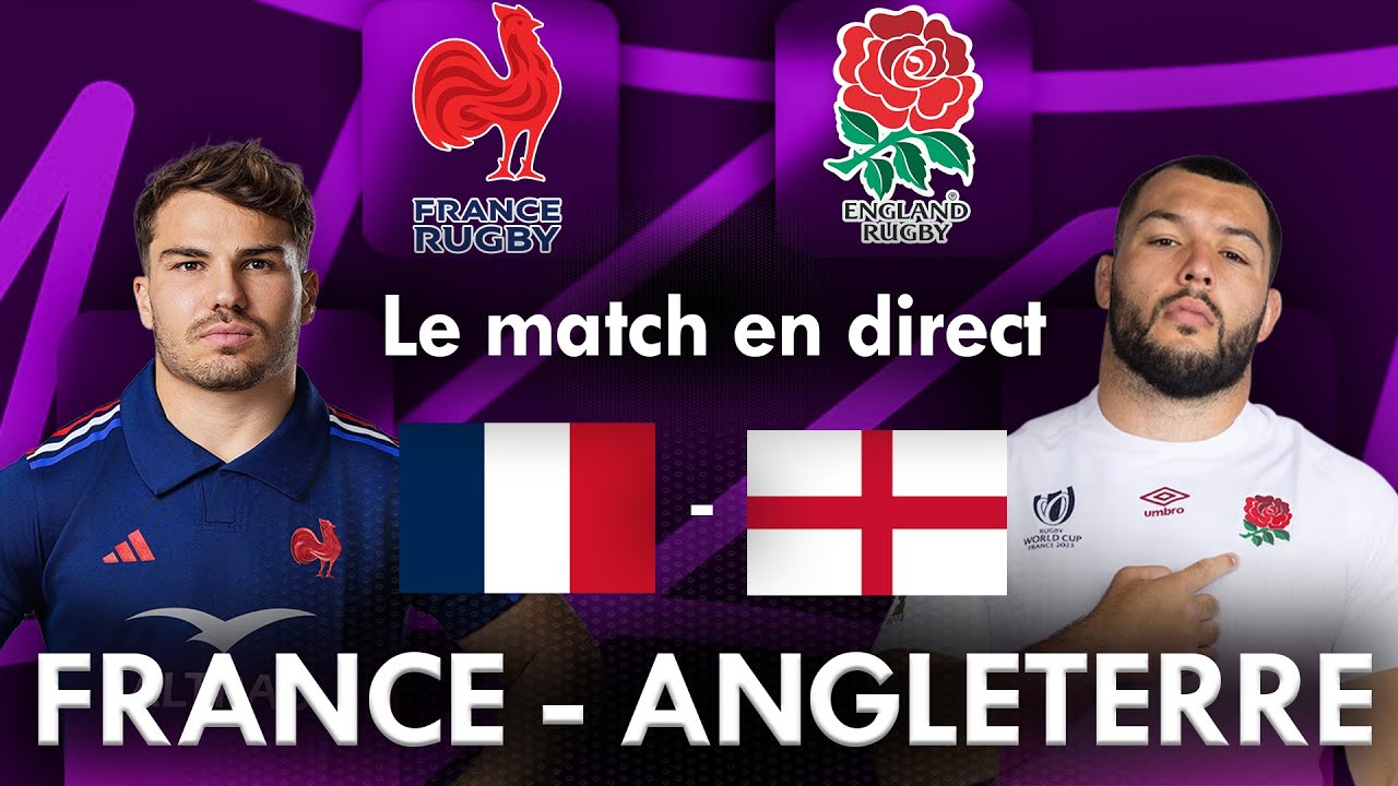 FRANCE - ANGLETERRE : Le Match en Direct ! (Rugby / 6 Nations 2026) - COMMENTÉ
