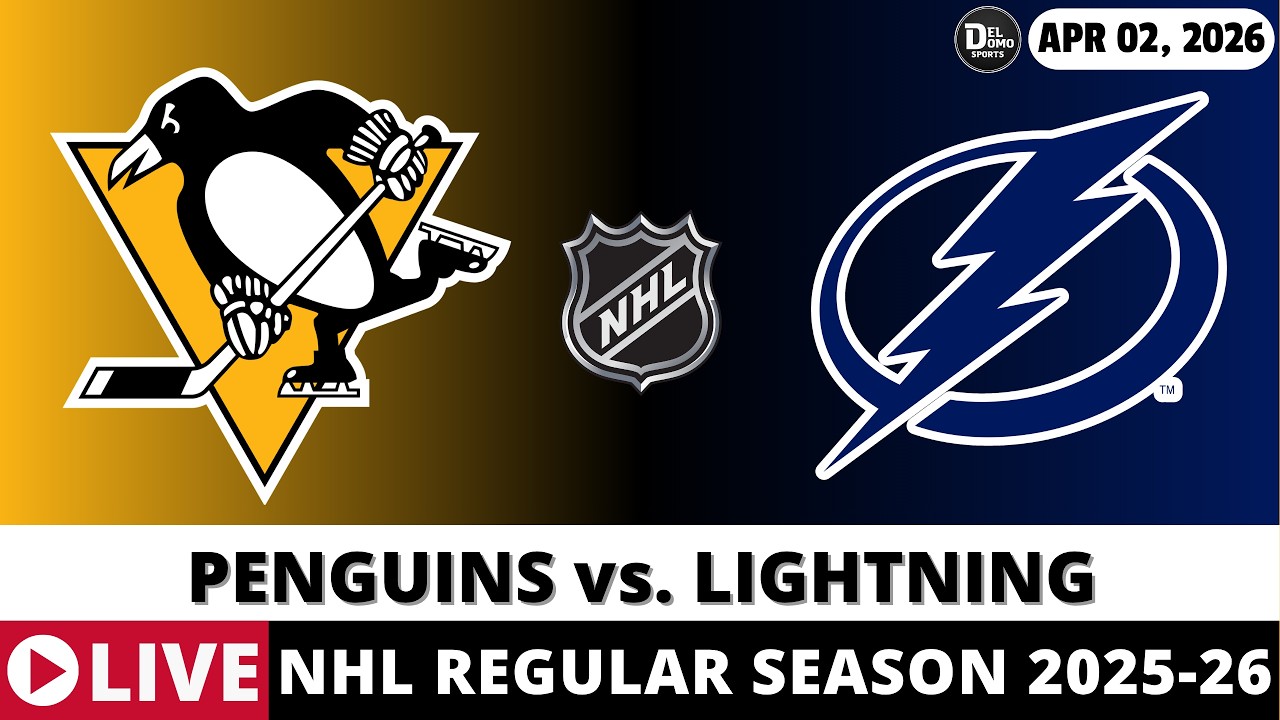 PITTSBURGH PENGUINS VS TAMPA BAY LIGHTNING LIVE 🏒 NHL Game Score Radio Play-by-Play
