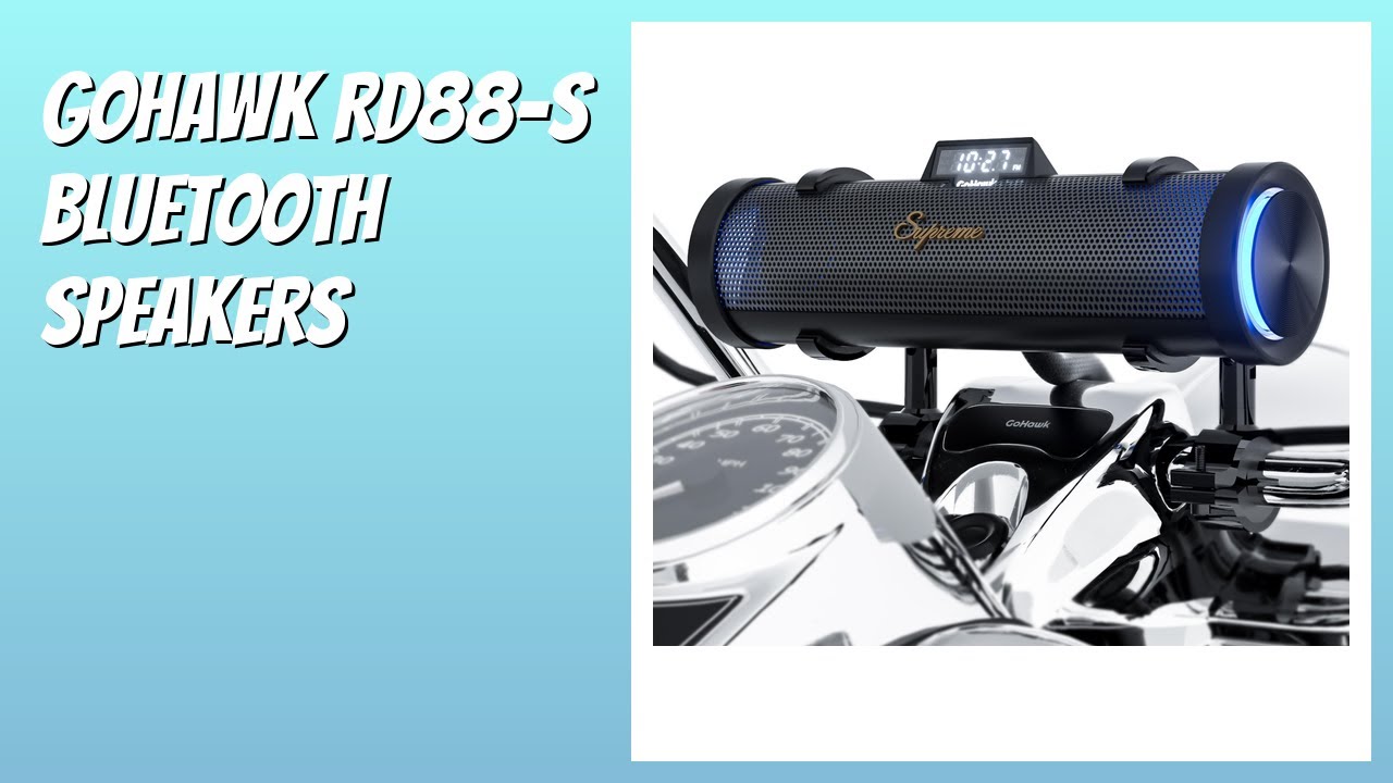 REVIEW (2026): GoHawk RD88-S Bluetooth Speakers. Features.