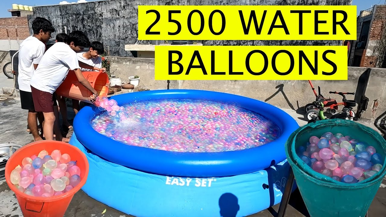 Biggest Water Balloon Fight 2025 Delhi | 2500 Water Balloon Fight 2025 | Holi Stash 2025 Delhi