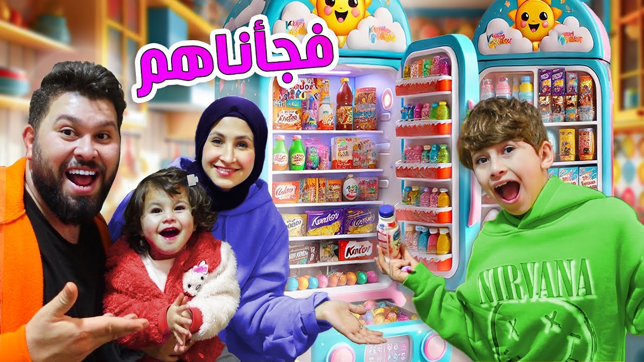 فاجأنا  اولادنا بتلاجة احلامهم ❤️❤️ بعد الظروف الصعبة اللى شافوها ما توقعت ردة فعلهم❤️❤️