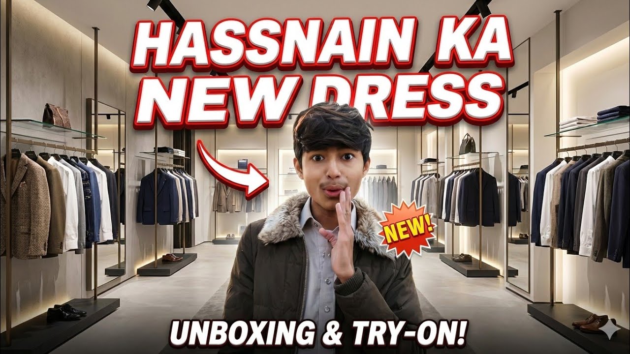 Hassnain Ka New Dress 🤔🥰