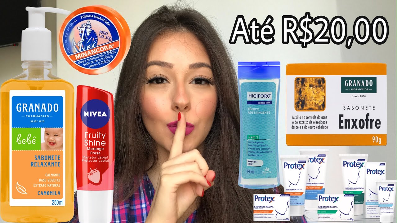 Skincare baratinho para pele OLEOSA- Principais produtos