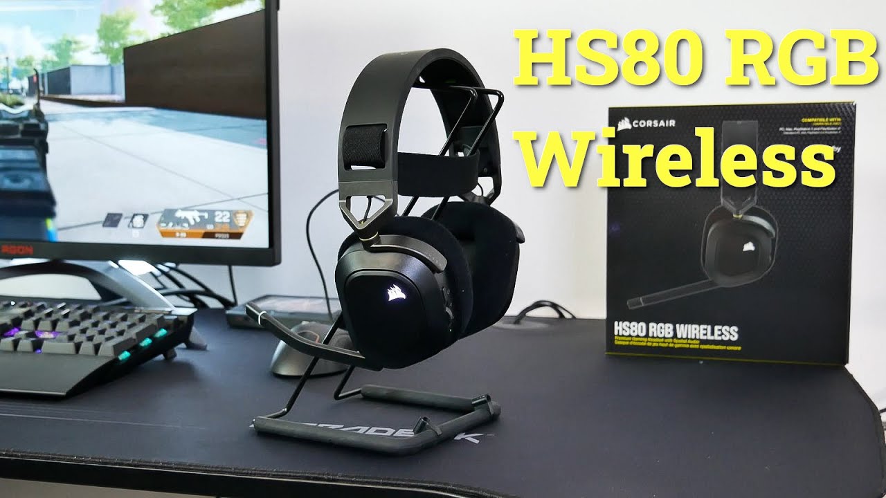 Corsair HS80 RGB Wireless - mega wygodne słuchawki