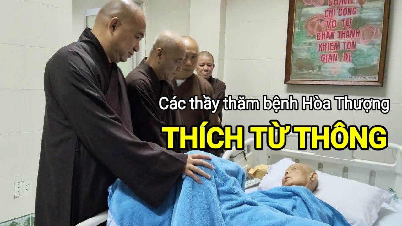 Hình ảnh các vị tu sĩ và cư sĩ thăm bệnh hòa thượng Thích Từ Thông ( Như Huyễn Thiền Sư ) 10/2025
