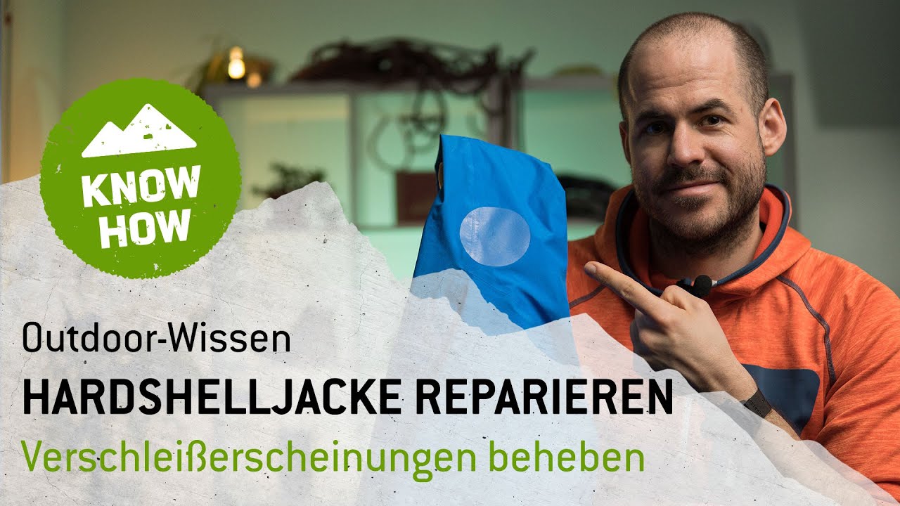 Outdoor-Wissen: Hardshelljacke reparieren