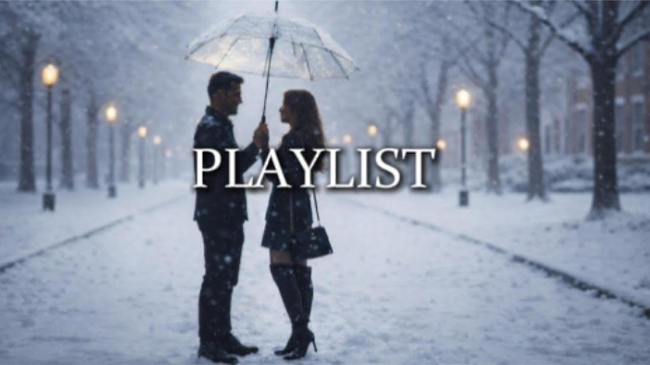 Snowfall & Soft Melodies Café Love Playlist Vol.3 ☕l Soft  Vocal for Study & Relax l Work