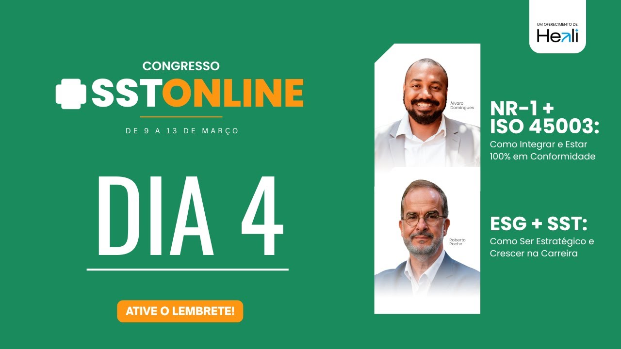 Congresso SST Online - Dia 04, com Álvaro Domingues e Roberto Roche