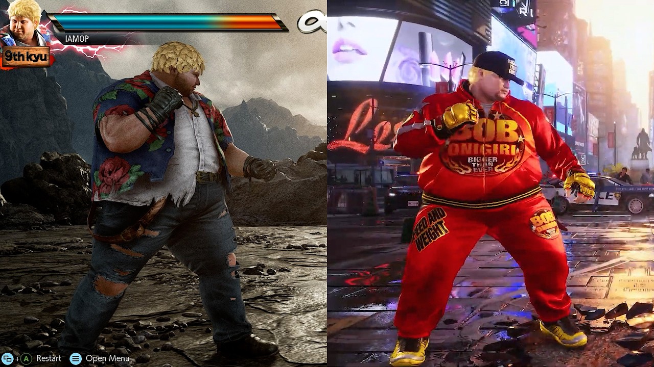 Bob - Tekken 7 VS Tekken 8 Comparison
