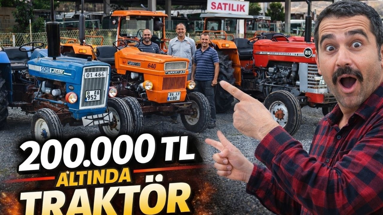 ŞAKA DEĞİL 200.000 TL ALTI TRAKTÖR! 185.000 TL’den Başlayan Fiyatlarla Traktör Rehberi |