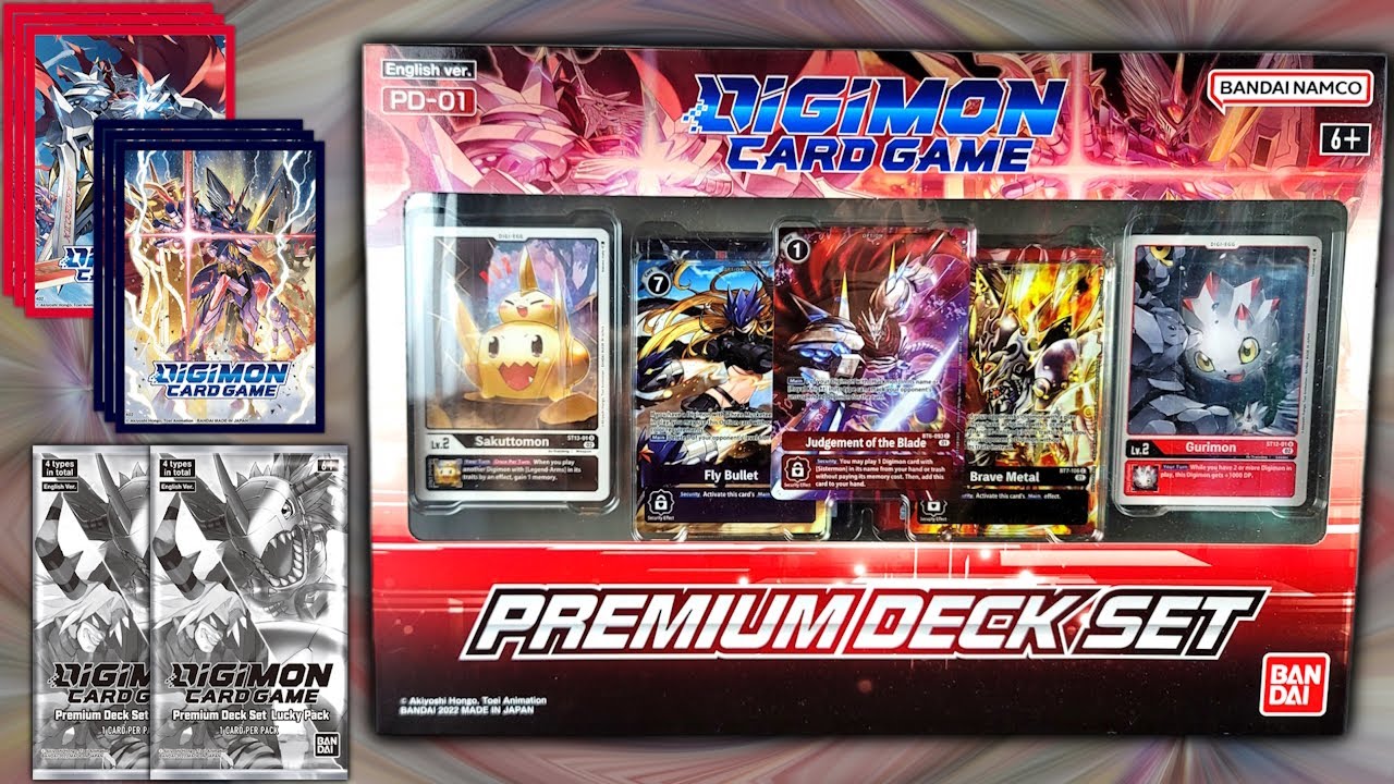 2 Digimon Decks, 1 Premium Box!