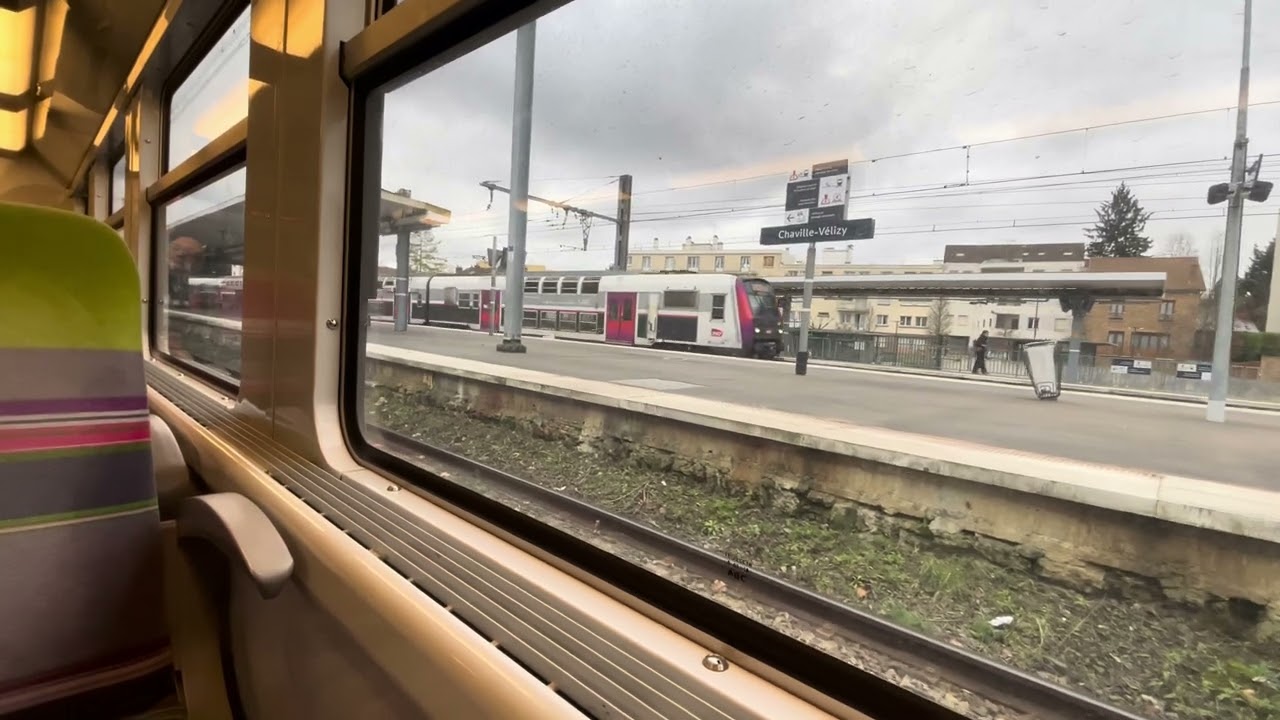 À bord d'un Z 20900 du RER C entre Versailles et Meudon