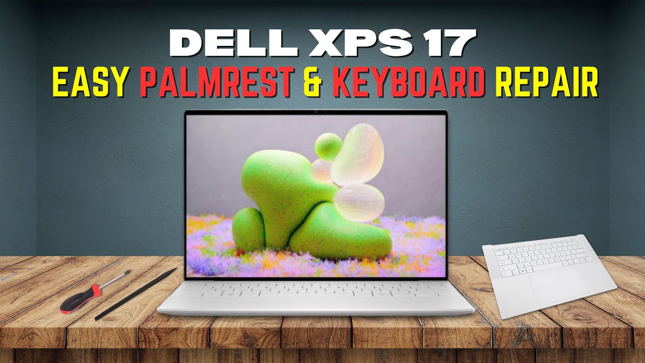 Dell XPS 17 Keyboard & Palmrest Replacement Made Easy - Fix It Yourself #laptoprepair #dellxps