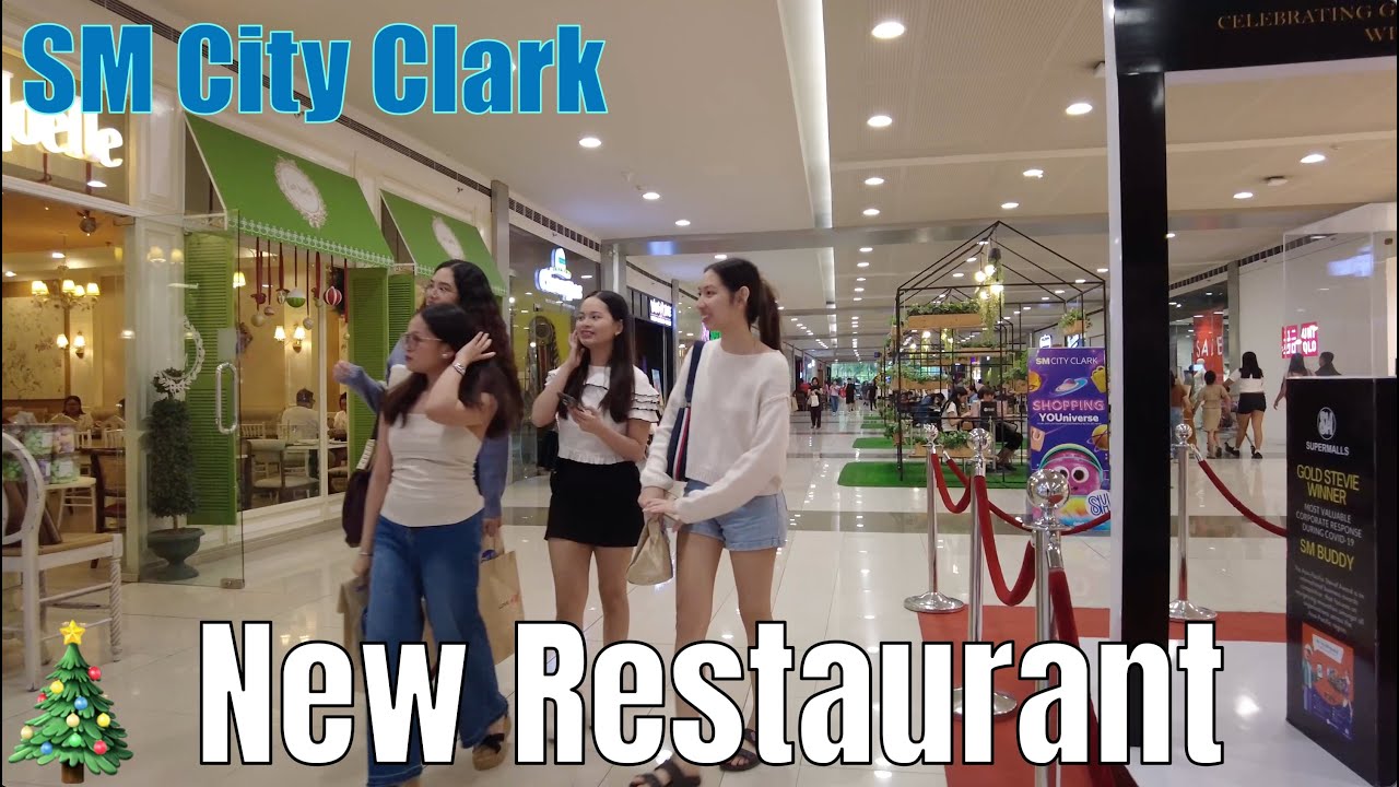 Christmas Rush at SM City Clark 🎄 New Restaurant & Huge Holiday Crowds