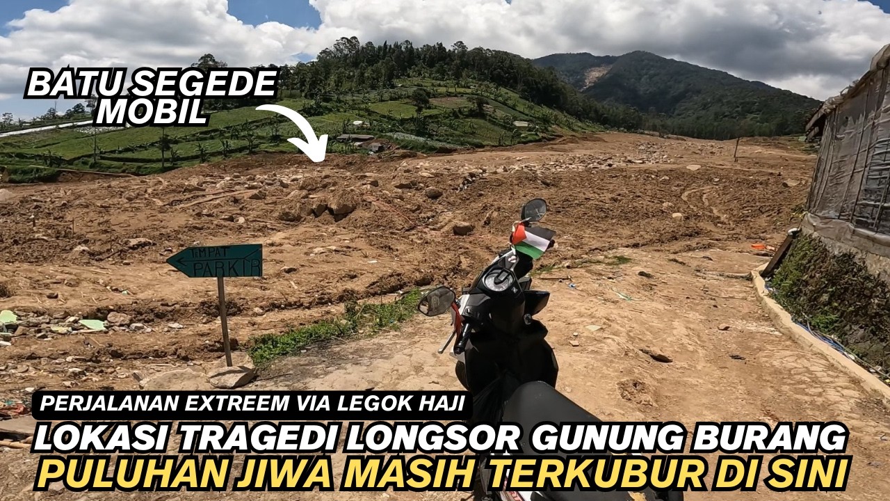 Lokasi Bencana Longsor Gunung Burangrang, Ada Batu Sebesar Mobil, Gk Kebayang Saat Detik2 Batu turun