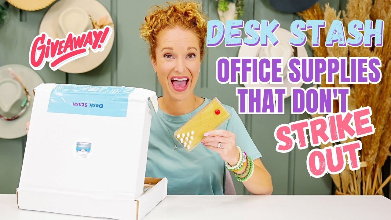 🌟 New Box 🌟 Desk Stash Unboxing - Cool Office Supplies For Home & Office