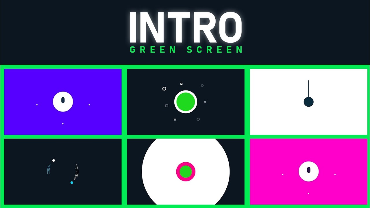Top 5 Green Screen Logo Intro Template | No Text | + Editing Tutorial