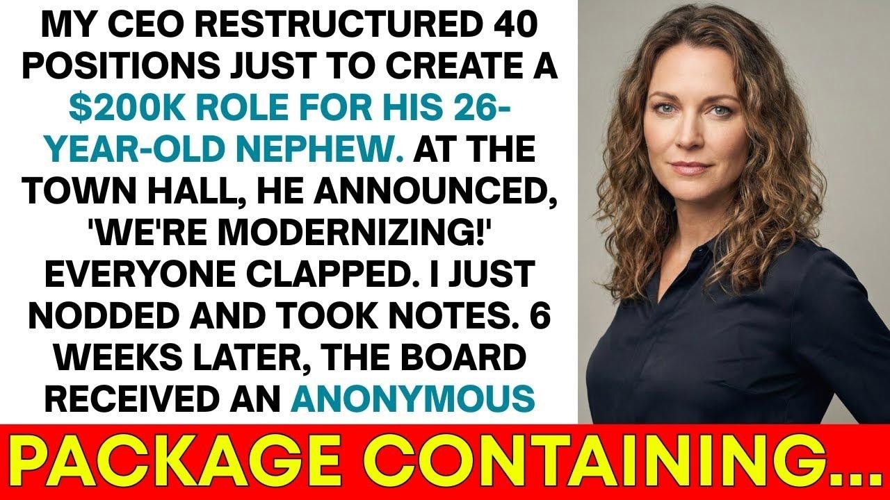 My CEO Restructured 40 Jobs To Create 1 Position For His Nephew  I Stayed Quiet For 6 Weeks